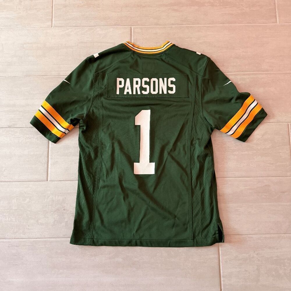 NFL Green Bay Packers #1 Micah Parsons Nike Home Game Jersey Medium Football - Picture 2 of 7
